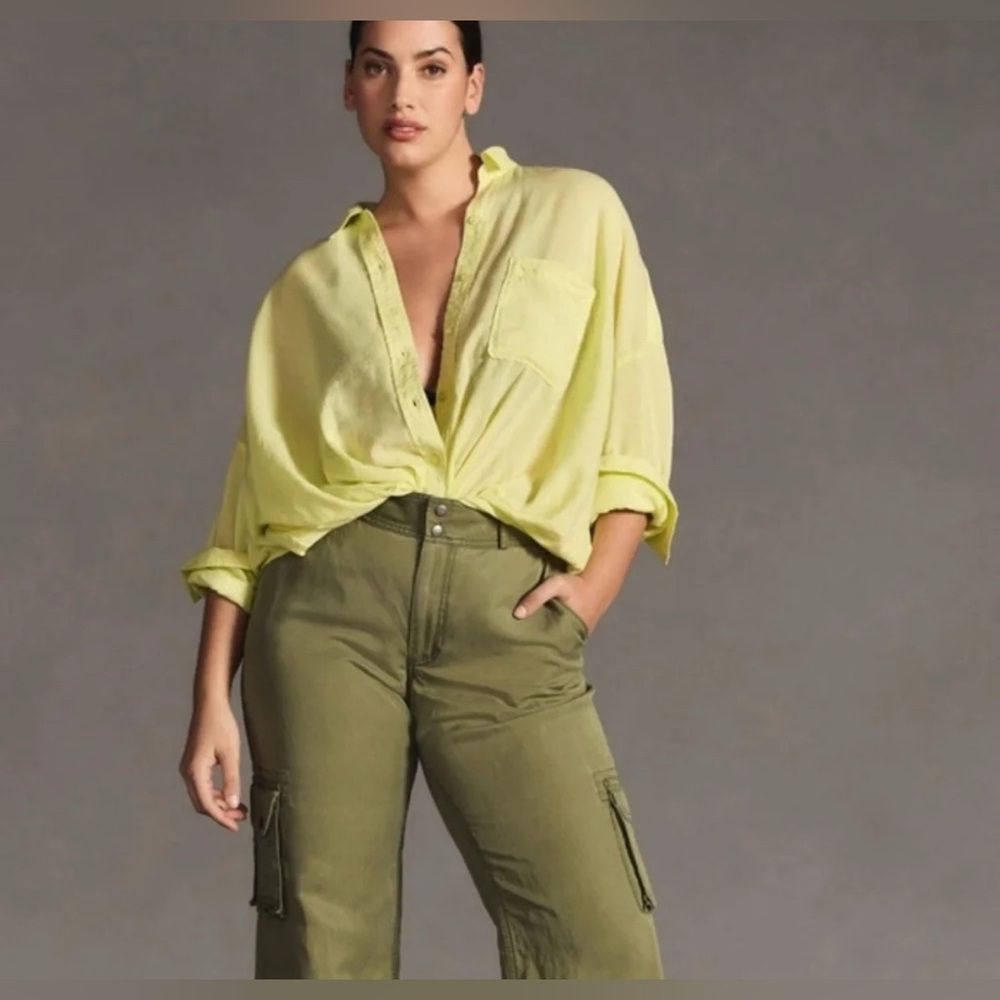 Anthropologie Pilcro Tie-Front
Blouse